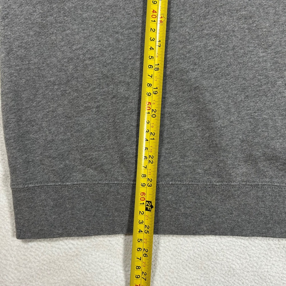 Barbour International Quarter Zip Sweatshirt Women XL Grey Logo Pullover MQL0255 - Picture 5 of 7